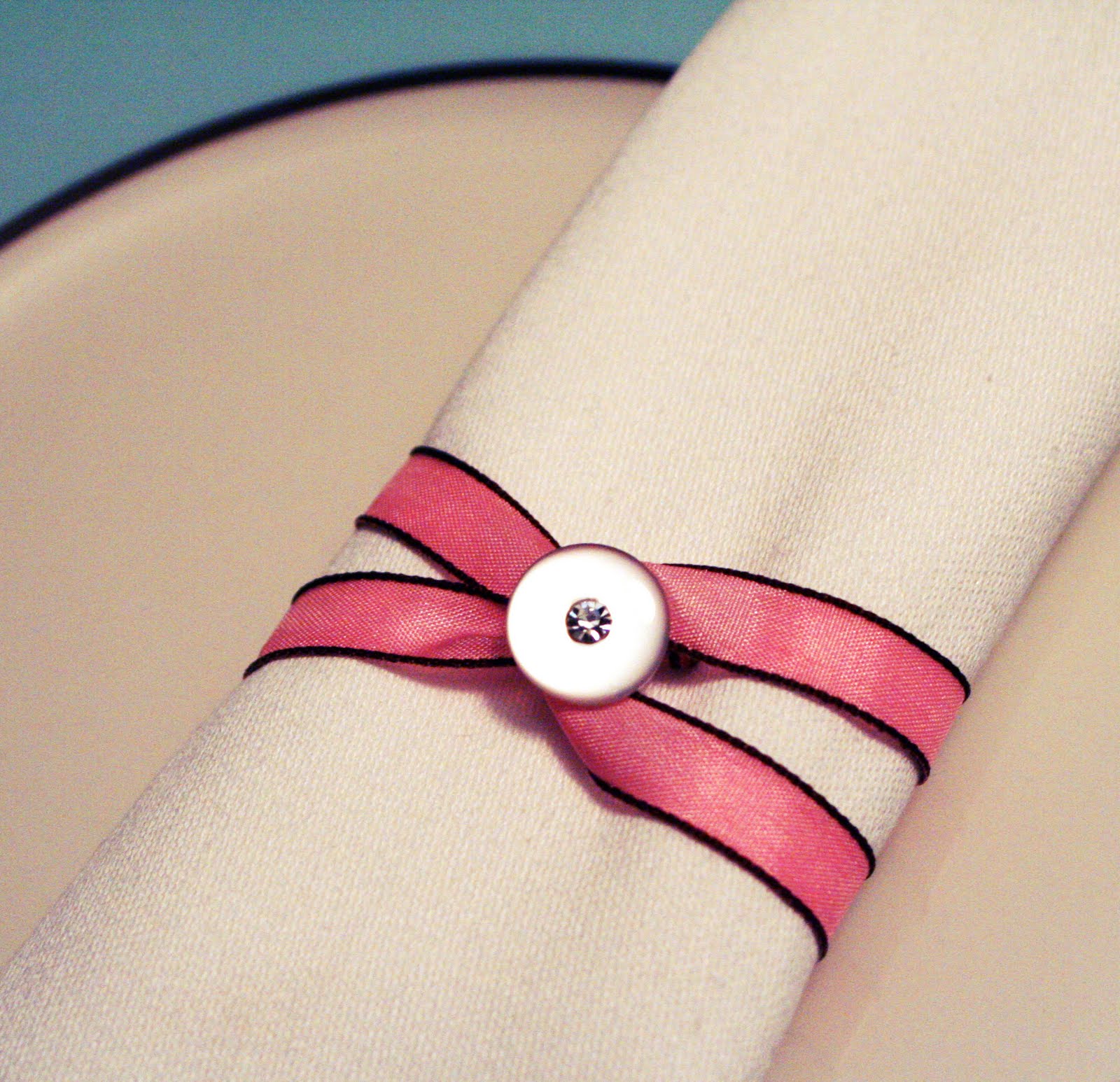 Dirt Cheap Decor! Button Napkin Ring