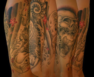 Japanese half sleeve tattoo