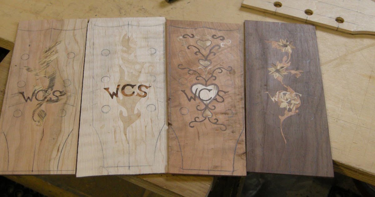 WCS Woodworking New guitar update, headstock veneers