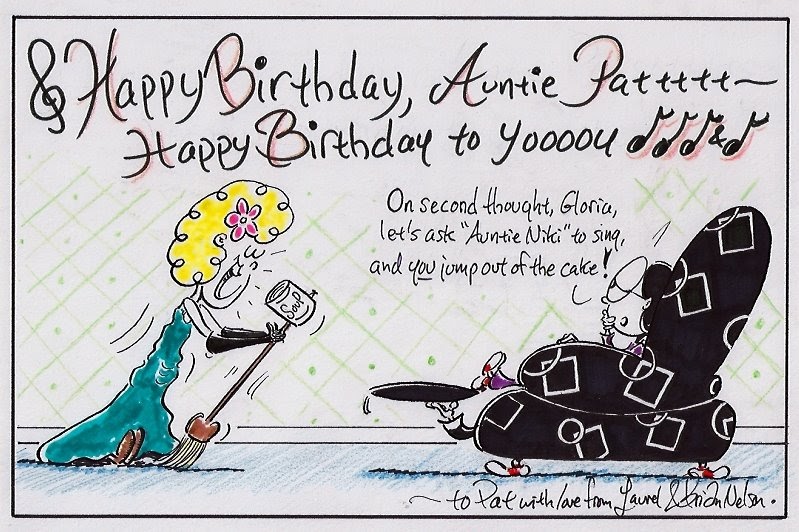 Happy Birthday Aunt Pat Images Sunday On The Block With Laurel: ...And A Happy Birthday To Pat!