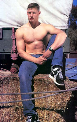 Hunk in Blue Jeans: Tied Up