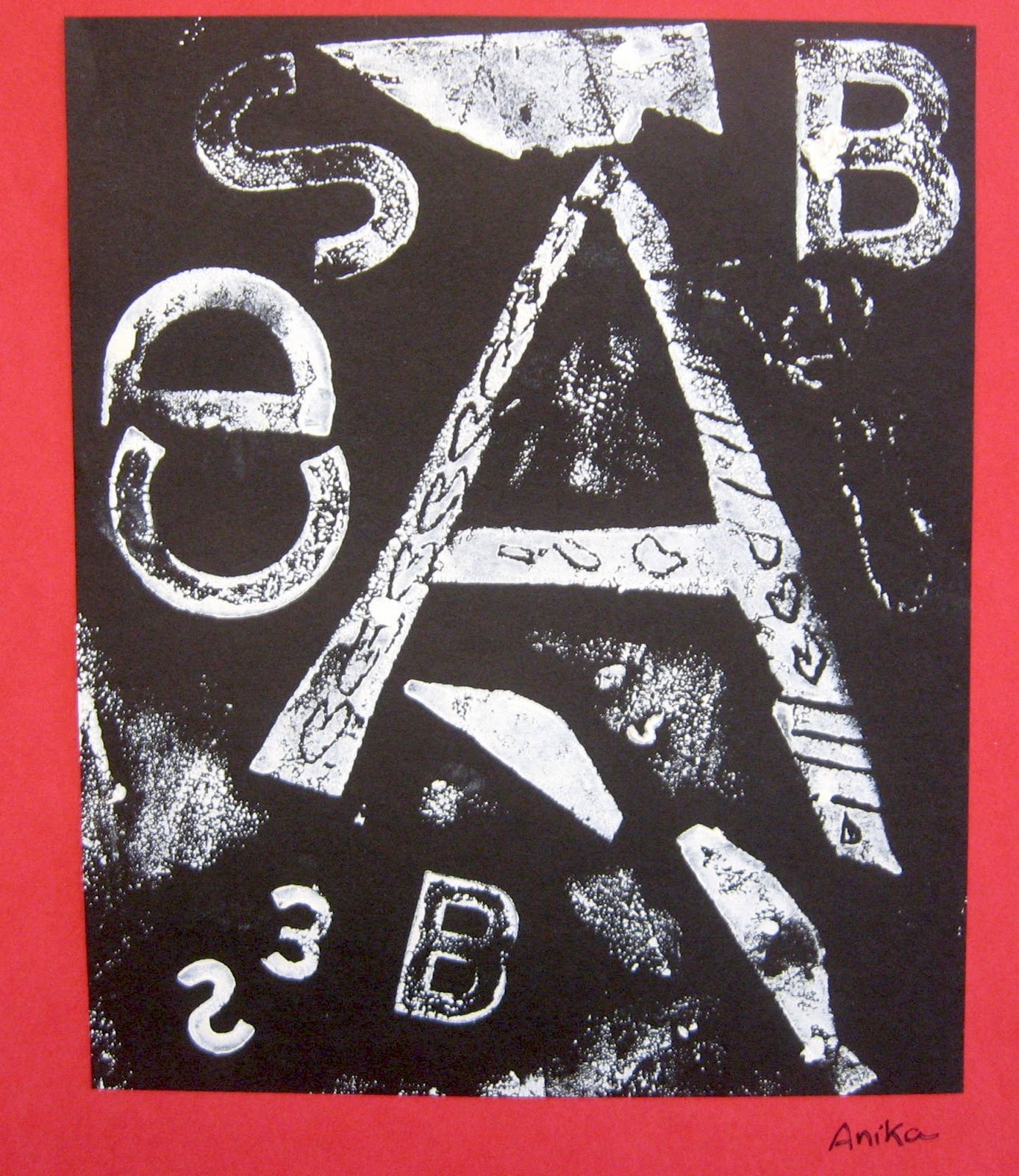 Art is Basic Art Teacher Blog Jasper Johns Collograph Print