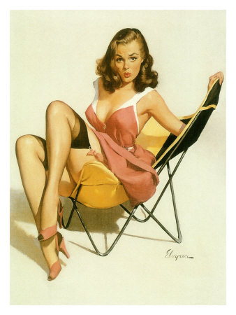  Girl Posters on 0000 8507 4 Pin Up Girl Beach Chair Posters Jpg
