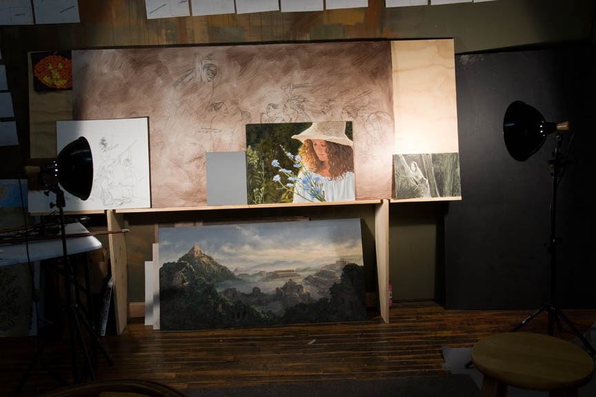 Life in the Studio Photographing Art