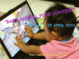 Baby's special pose contest