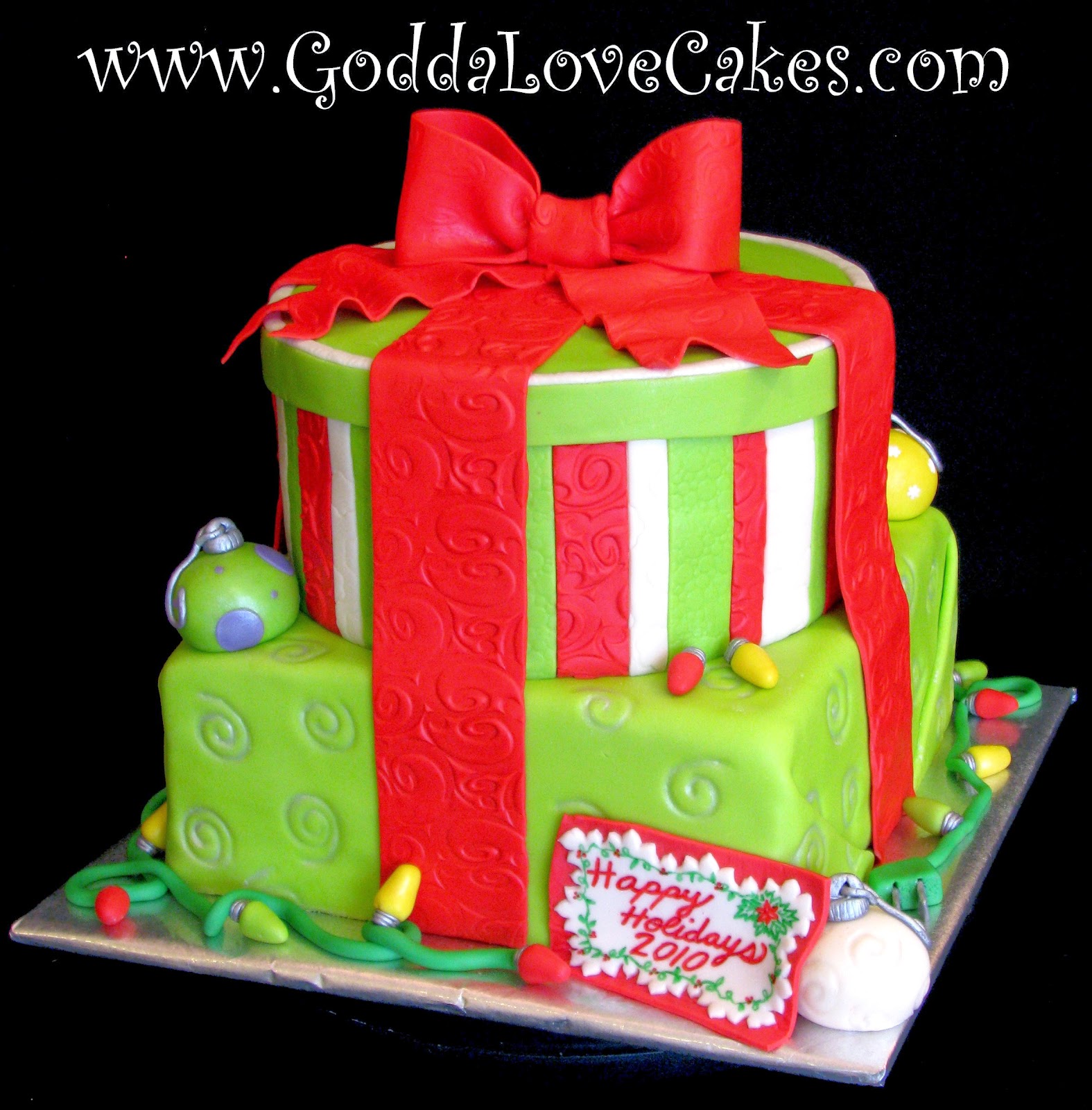 Christmas Present Cake Godda Love Cakes