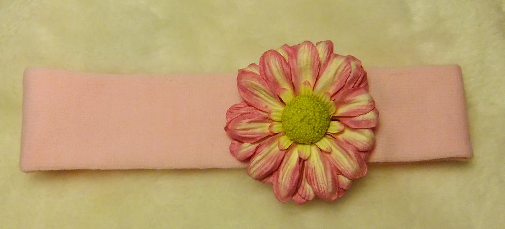 [pinkyellow+flower+pink+fabric+headband.JPG]