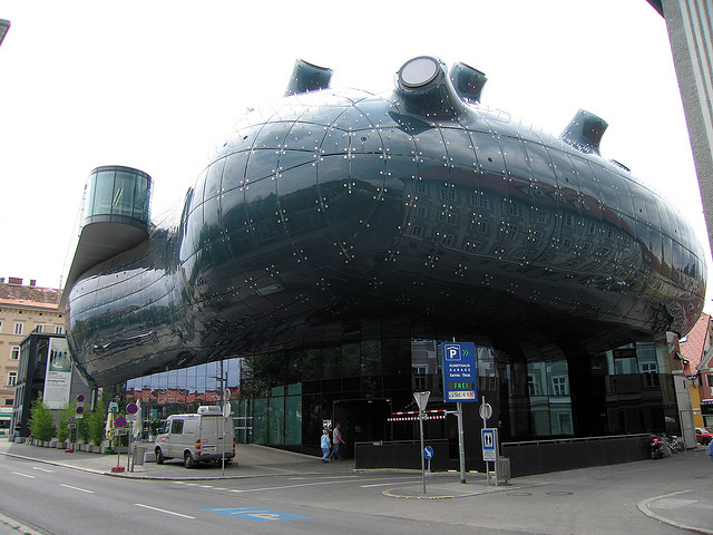 Skylights of the Kunsthaus (House of Arts) Graz, a.k.a. 'The Friendly Alien'
Architects: Peter Cook / Colin Fournier