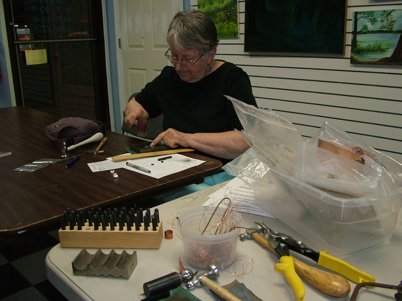 handmade resin jewelry by Katherine Swift Teaching jewelry making classes