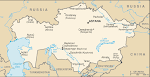 Map of Kazakhstan