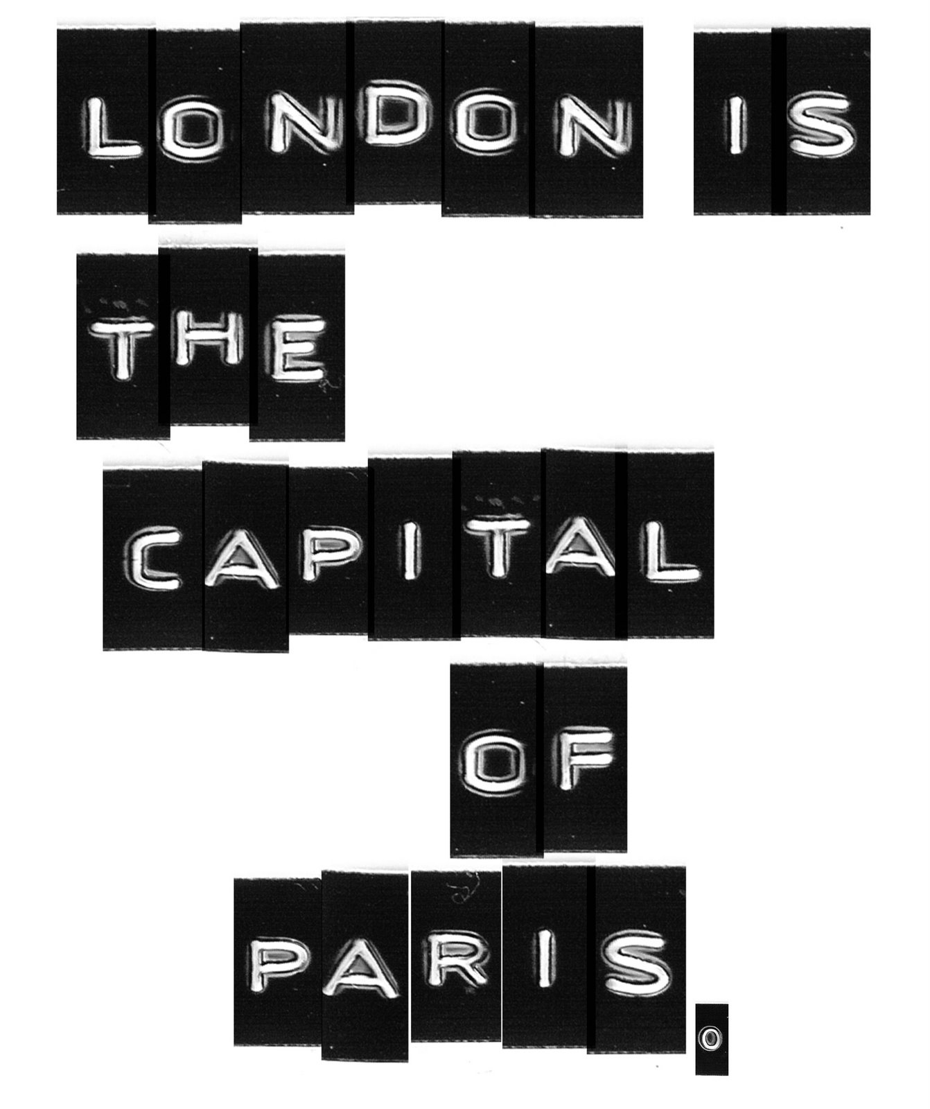 London Is The Capital Of Paris