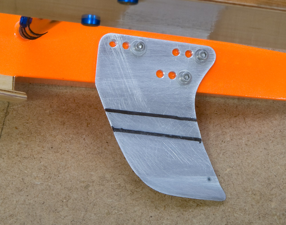 rc boat turn fin setup