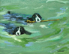 Dogs Swimming