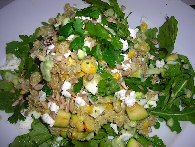 Quinoa and Grilled Zucchini:
