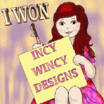 I won an Incy Wincy Design Challenge