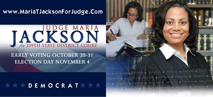 Maria T. Jackson for Judge - News, Photos, Endorsements