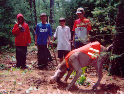 boy scouts seek help removing stumps.