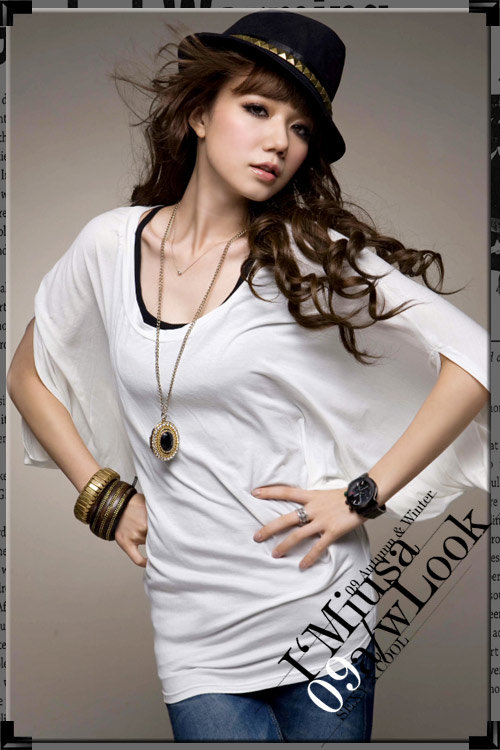 [T-1946+Chic+&+Loosely+Casual+Wide+Sleeves+Cotton+Blouse+-+White.jpg]