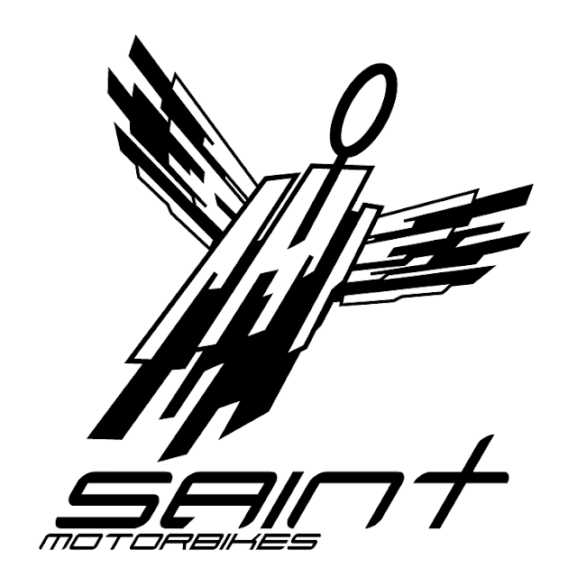 saint motorbikes logotest by ideografix