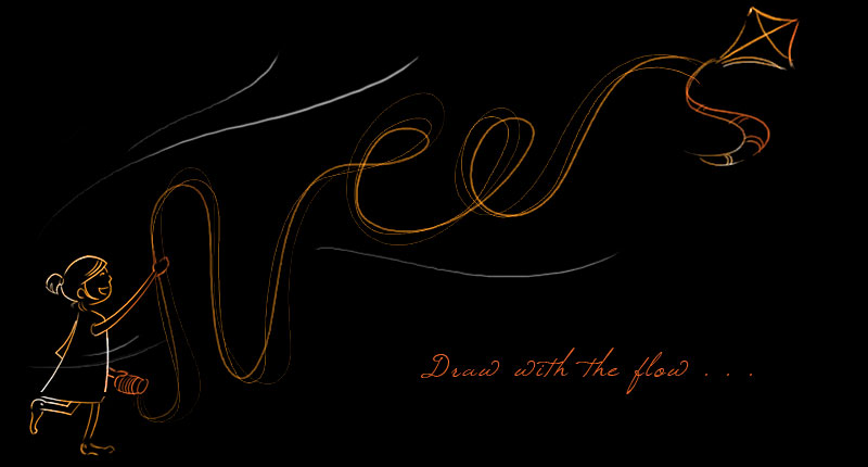 draw with the flow