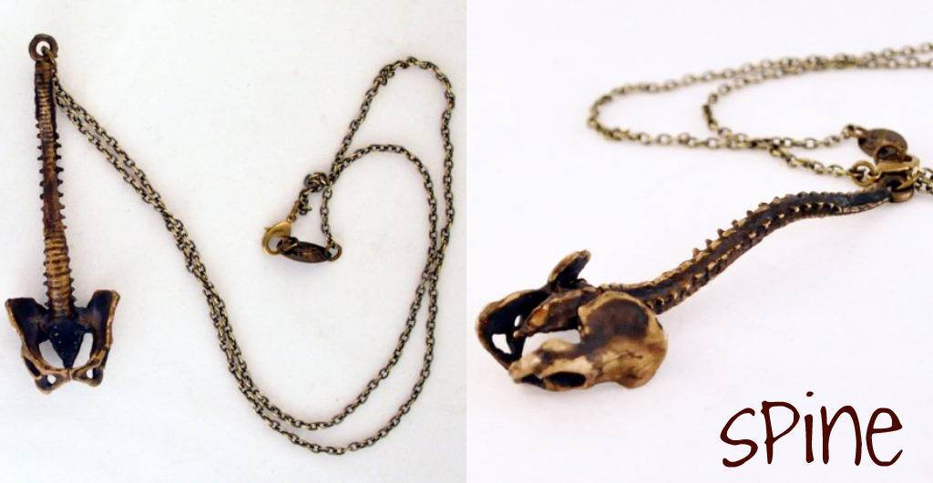 Down and Out Chic Anatomy Jewelry