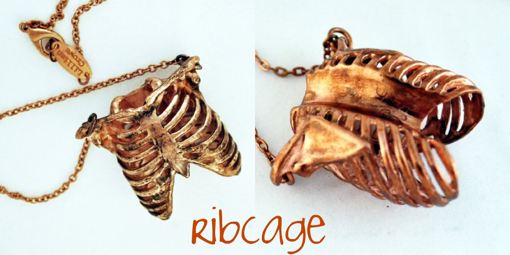 Down and Out Chic Anatomy Jewelry