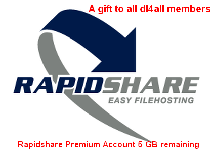 Free Rapidshare Premium Account Blogspot
