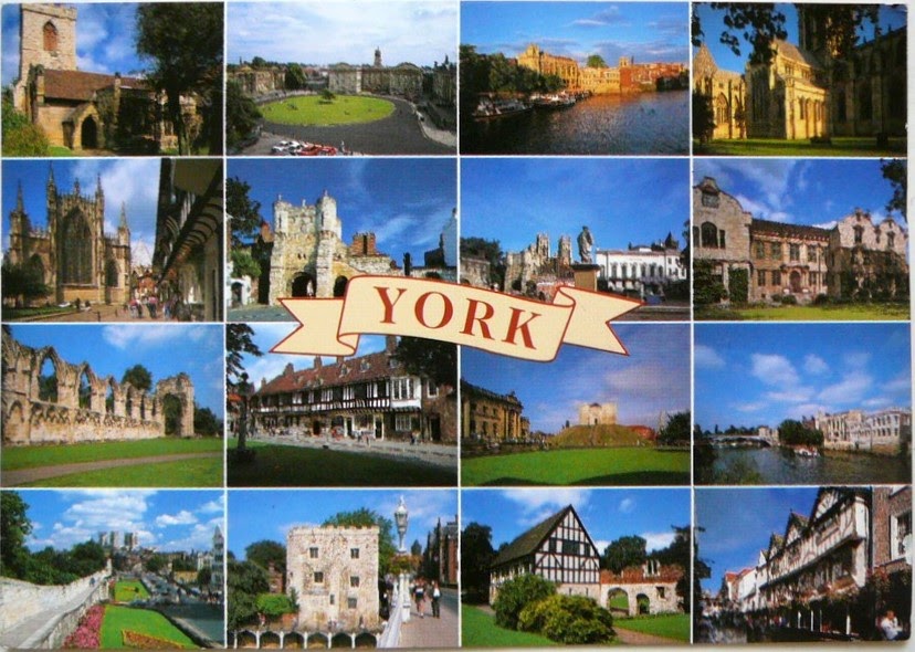 Stories of Stamps and Covers Postcard 13 from York, England