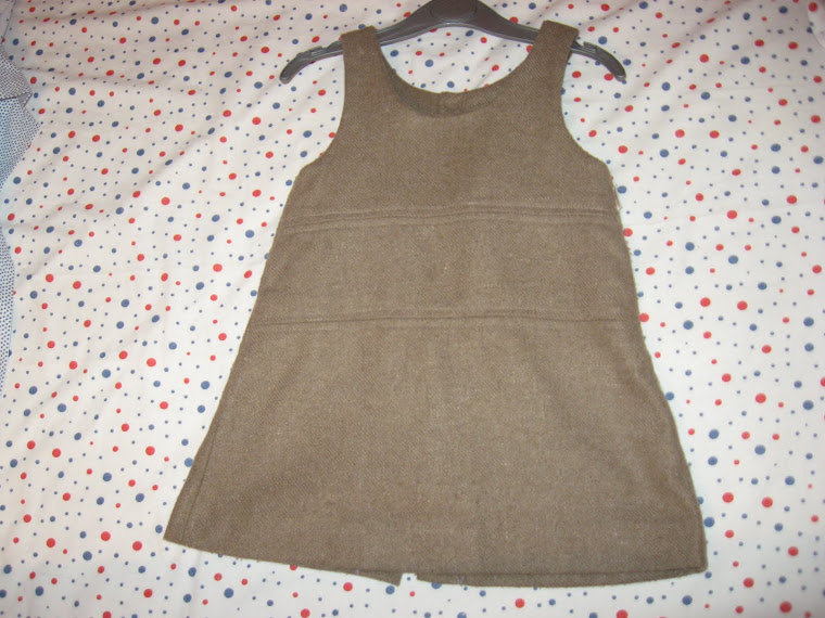 Vestido de fazenda castanho MÃE GALINHA