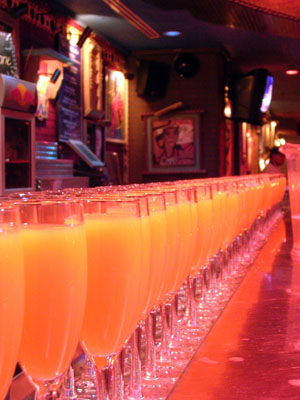 mean live on mimosas for