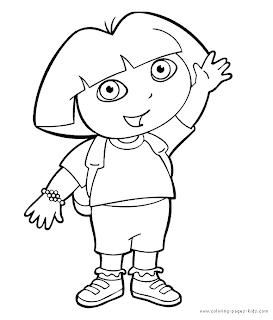 Free Halloween Coloring on Dora Halloween Coloring Pages  Dora And Boots Halloween Printables