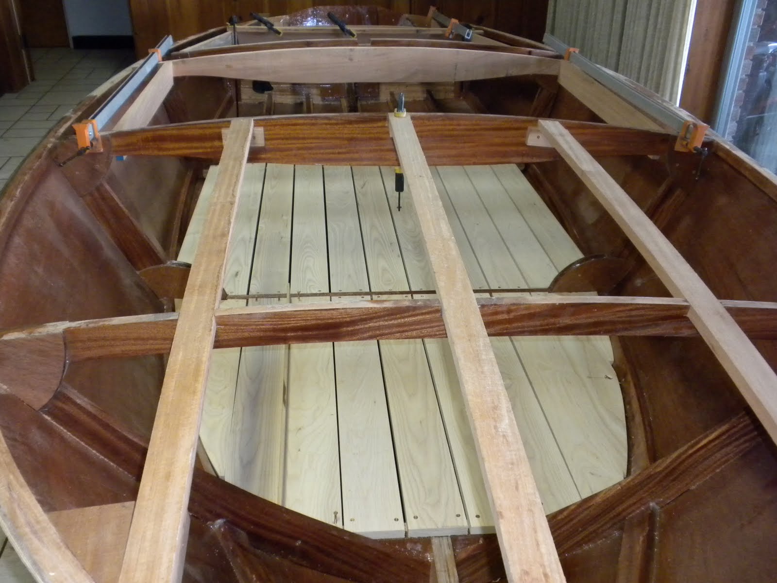 Ted's Wood Boat Floor Layout