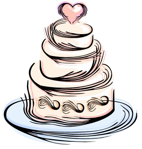 Kakie's Cakes Lindsay and Drew's wedding cake