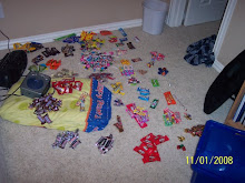 look at all my candy