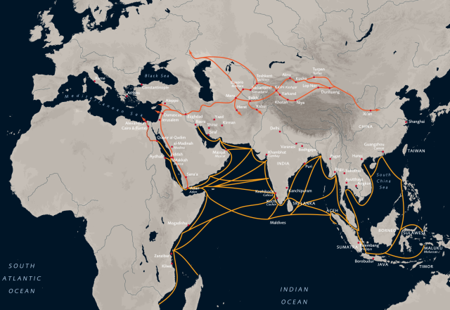 Indian+ocean+trade+routes+ancient