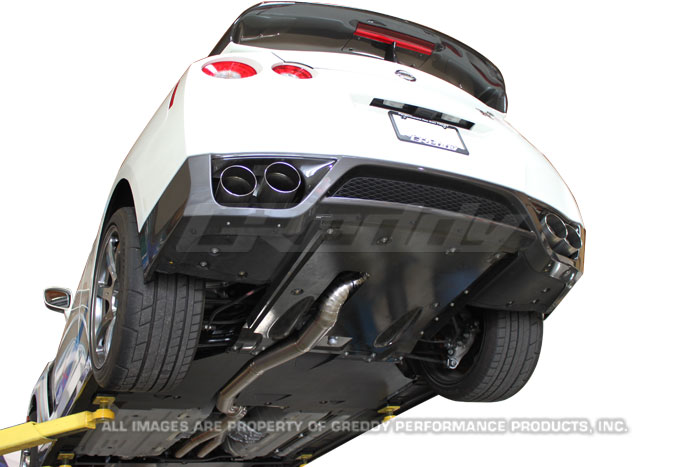 94mm GReddy Racing Ti Exhaust for Nissan R35 GTR