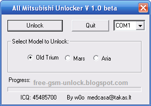 All Mitsubishi Unlockers unlock