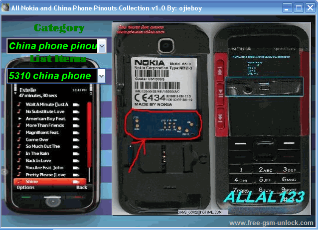 nokia 5300 pinout
