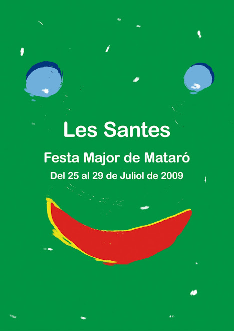 Cartell de Les Santes de Mataró