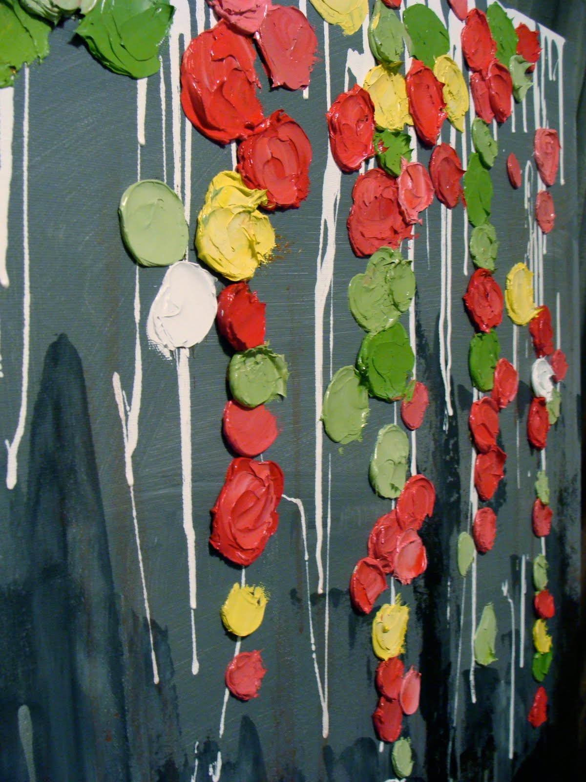 Palette Knife Paintings Petals