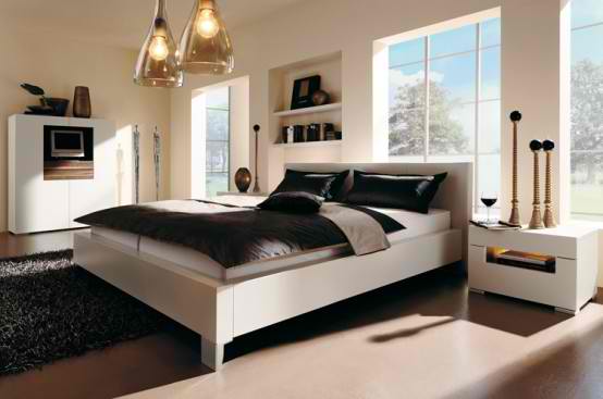 Warm Bedroom Decorating Ideas Design by Huelsta