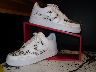 CucaClothing: Preview:Nike Air Force 1 - Laser Custom- Exclusivo NSW Omag 100