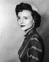 Betty White at age 26 in 1950 on Hollywood On Television show where she ...
