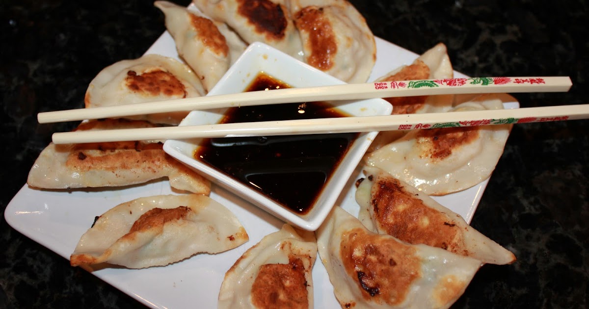 Yum Yum for the family Shrimp Potstickers with Soy Sauce Ginger dipping sauce