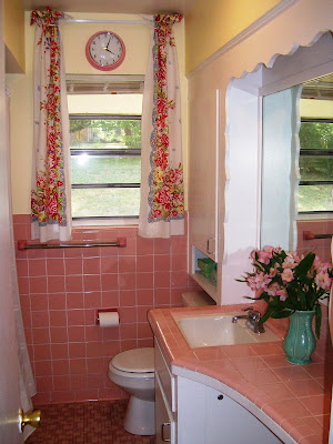 Pink Tiled Bathroom
