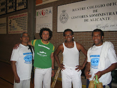 JUNTO A CONTRA MESTRE COYOTE DE PORTUGAL, MESTRE  RENE DE BAHIA Y CARIOCA