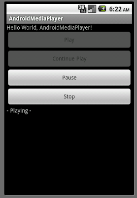 使用多媒體播放器(MediaPlayer)播放MP3音樂 使用多媒體播放器(MediaPlayer)播放MP3音樂