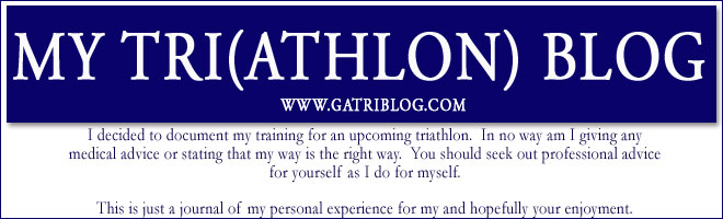 My First Triathlon Blog