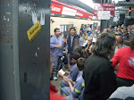 Junto a los trabajadores del Subte