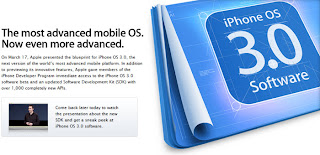 iPhone OS 3.0 firmware update